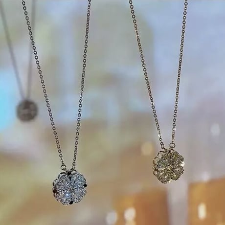 【2way】ジルコニア マグネットジュエリーネックレス 2色展開