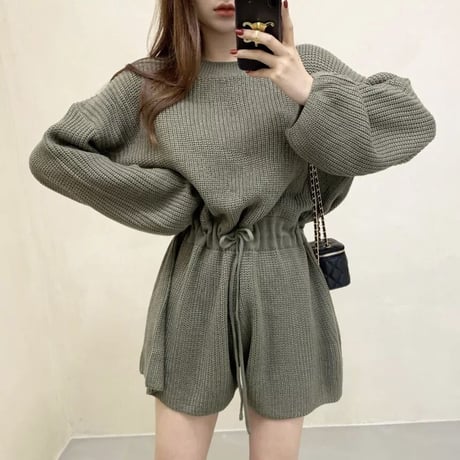 ウエストマーク ニットロンパース 4色展開