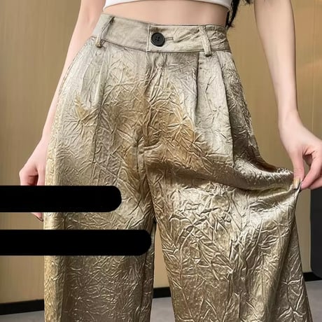 ジャガードハイウエストパンツ 3色展開