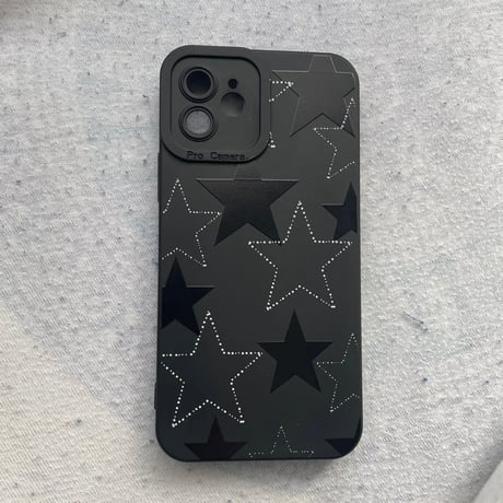 モノトーンスター シリコンiPhoneケース