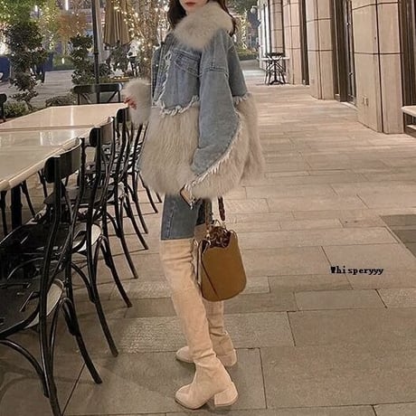 ファーステッチ デニムジャケット 3色展開