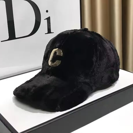 ゴールドモチーフファーキャップ 4色展開