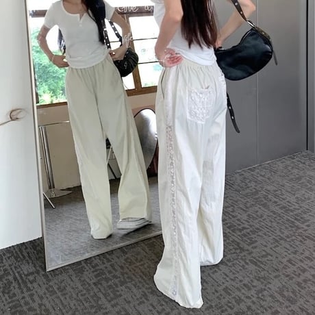 ポイントレース カジュアルパンツ