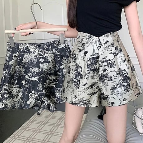 シック ハイウエストパンツ 2色展開