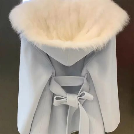 ファーライニング ウールコート 8色展開