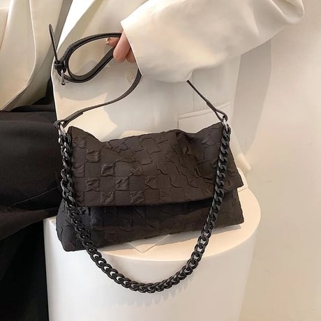 ブロックデザイン ショルダーバッグ 4色展開