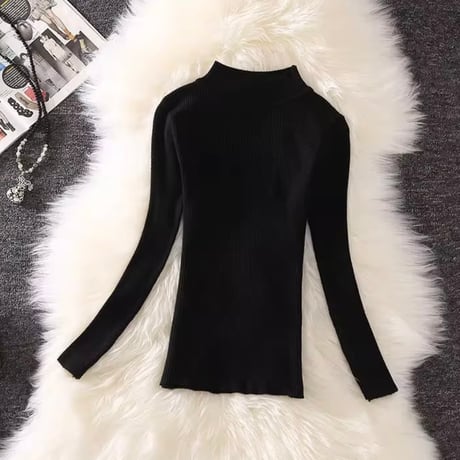 ステッチベストワンピースニットセット 2色展開