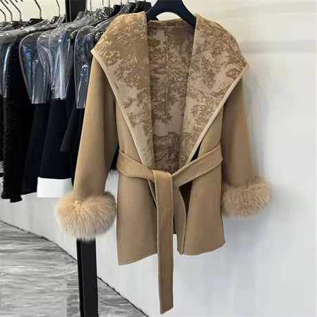 インデザインウールコート 2色展開
