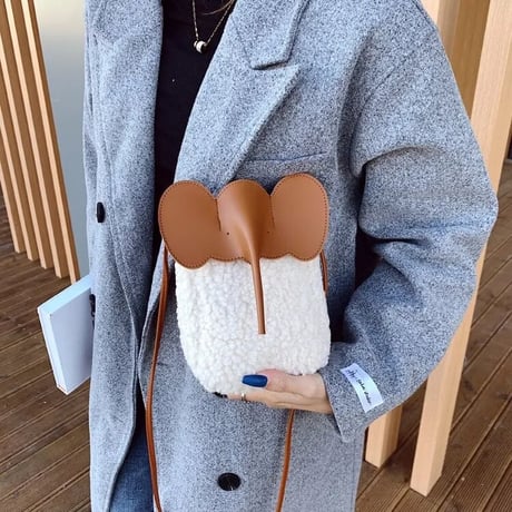エレファントレザー ボアバッグ 3色展開
