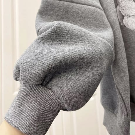 バックロゴ ラビットスウェットトップス 3色展開