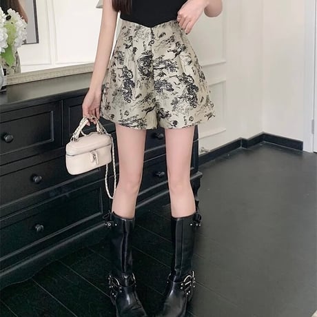 シック ハイウエストパンツ 2色展開