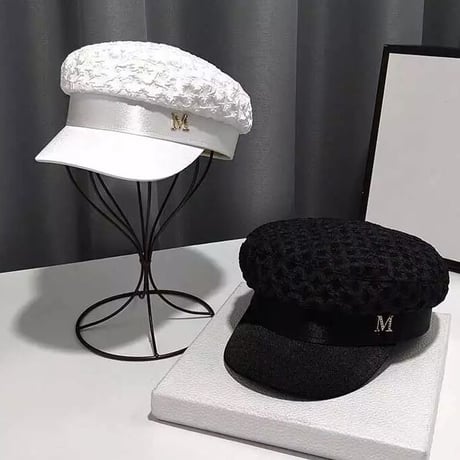 ストーンロゴ ワッフルキャスケット 3色展開