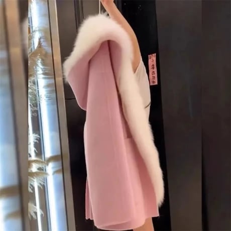 ファーライニング ウールコート 8色展開