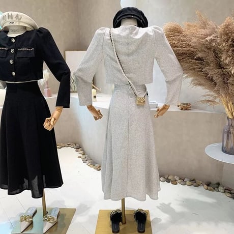 チェーンモチーフ セットアップ 2色展開