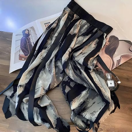 サイドリボン モダンパンツ 2色展開