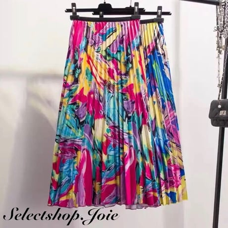 ハイストリートカラー ロングスカート 2色展開