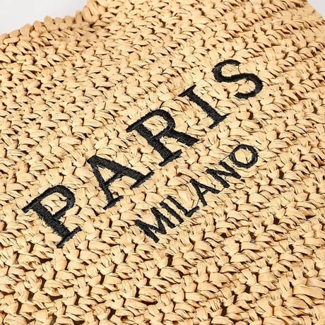 PARIS ストローバッグ 3色展開
