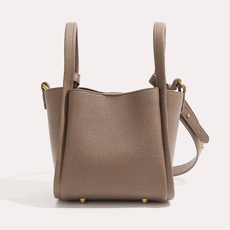 クラシックレザーハンドバッグ 3色展開