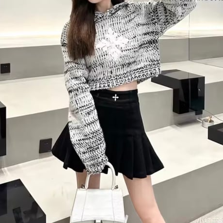 【再販】クロスショートフーディニット