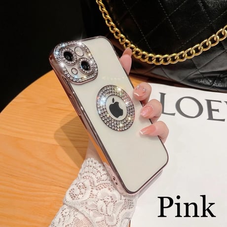 クリスタルストーン シリコンiPhoneケース 6色展開