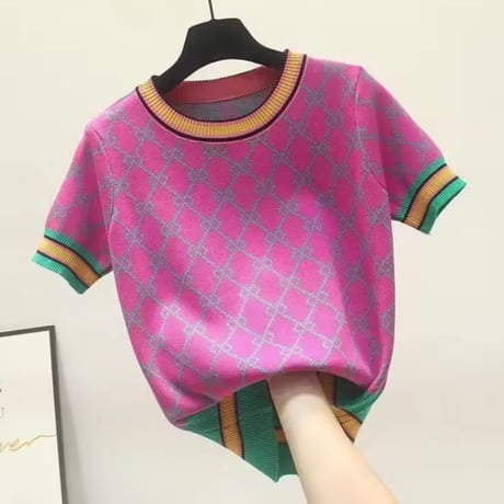 クロスデザインライントップス 3色展開
