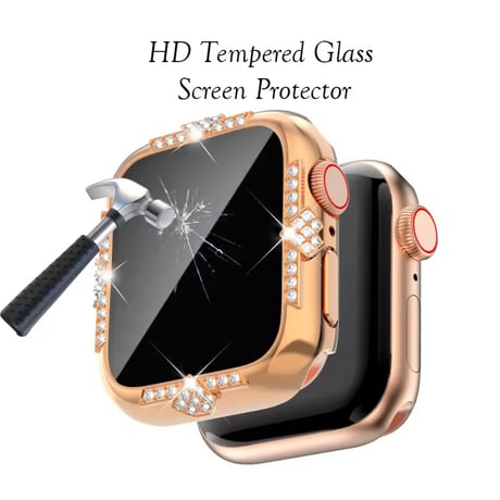 Applewatch クリスタルカバー 5色展開