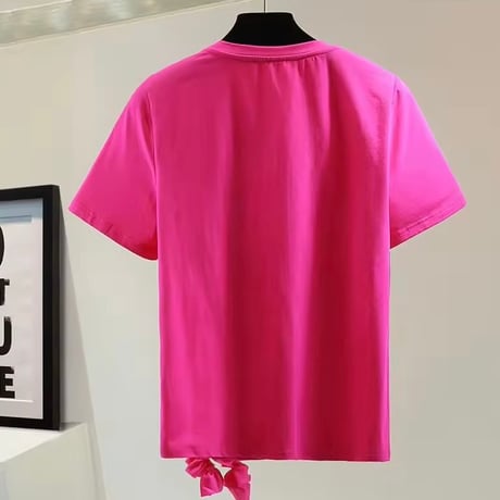 ビッグフリルローズTシャツ 2色展開
