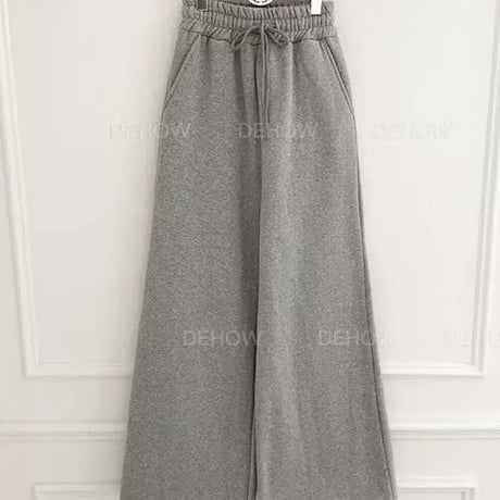 ドロップスリーブ スウェットセットアップ 2色展開
