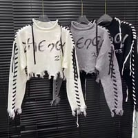 レターショートニット 3色展開