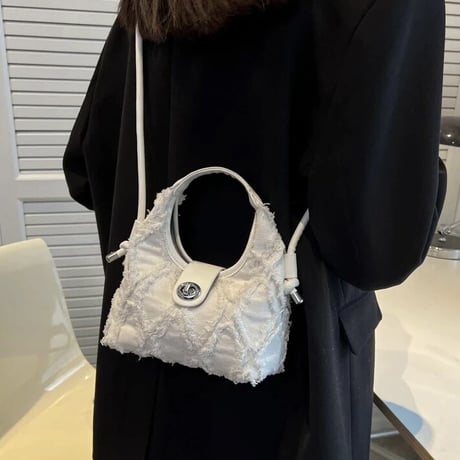 クロスフリンジ ショルダーバッグ 4色展開