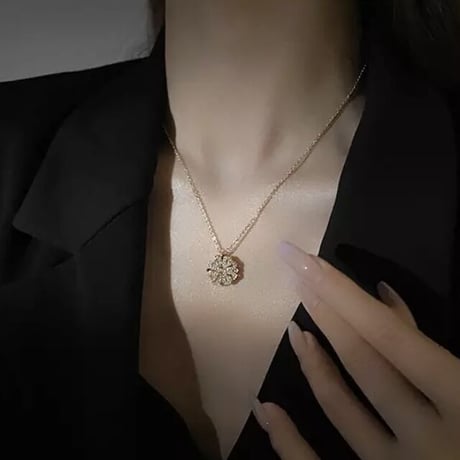 【2way】ジルコニア マグネットジュエリーネックレス 2色展開
