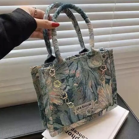 フラワーチェーン ミニトートバッグ