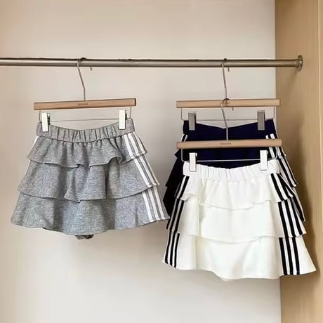 フリルスウェットスカート 3色展開