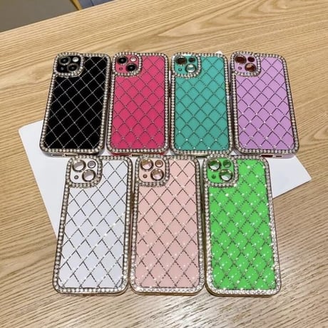 クリスタルストーン クロスiPhoneケース 7色展開