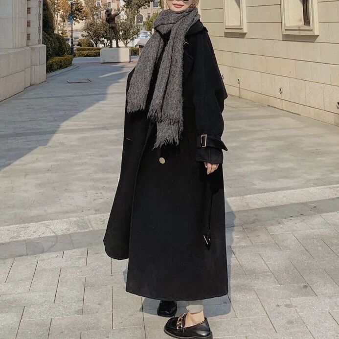 ダブルボタン ハイネックウールトレンチコート | Selectshop.Joie