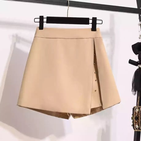 ハイウエスト スカートパンツ 2色展開
