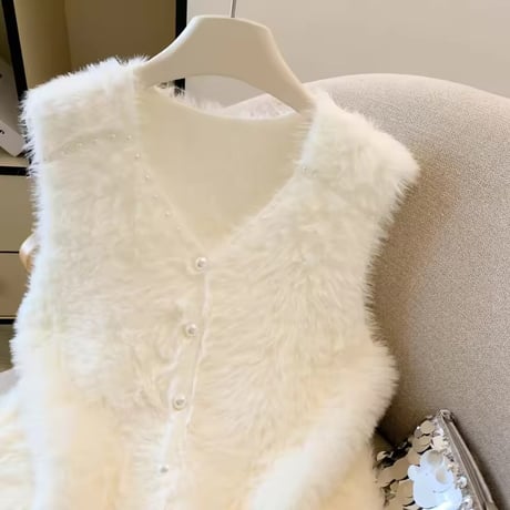 パールデザインファーベスト 3色展開