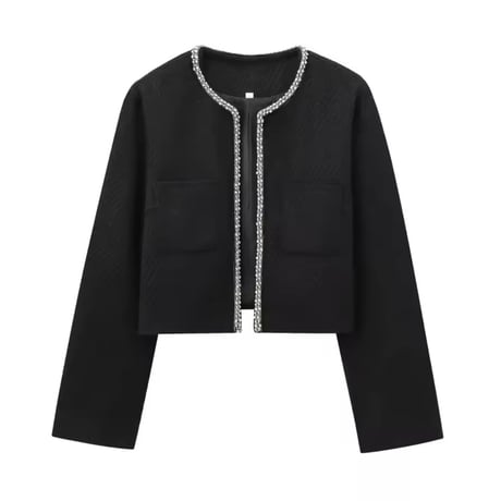 ビジューラインツイードセットアップ 2色展開