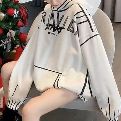 グラフィティ ルーズパーカー 3色展開
