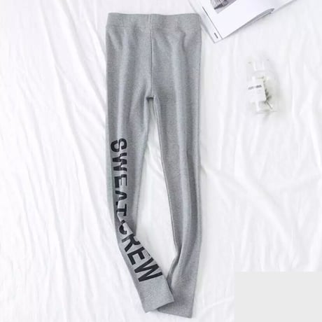 バックレタリング レギンス 3色展開