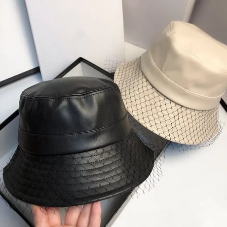 メッシュデザイン バケットハット 2色展開