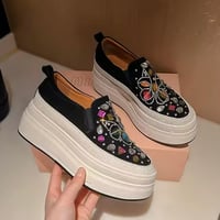 カラフルビジューハイソールスリッポン 2色展開