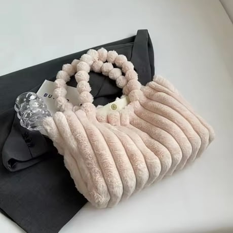 プラッシュファーバッグ 6色展開