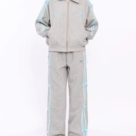 リボンラインセットアップパンツ 3色展開