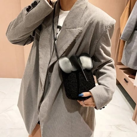 エレファントレザー ボアバッグ 3色展開