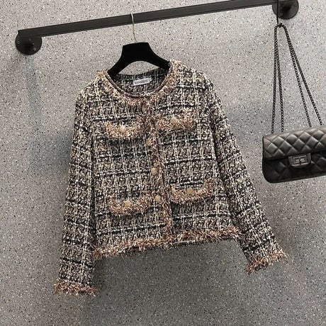 【単品販売あり】ジャケット プリーツブラウスワンピースセット 2色展開