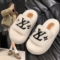 ハイソールファーサンダル 3色展開