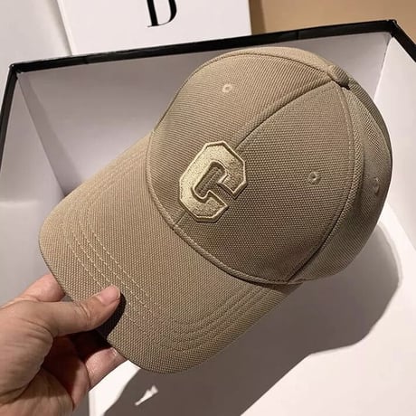 Cワッペン カジュアルキャップ 5色展開