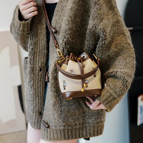 ベアーステッチ キャンバスバッグ 2色展開