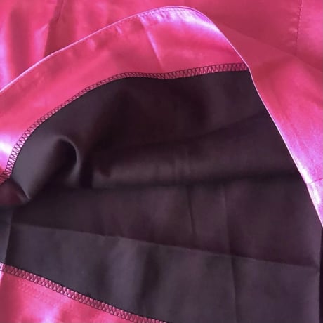 カラーサテン ミニスカート 2色展開